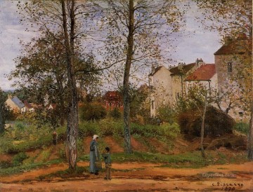 landscape near louveciennes 2 1870 Camille Pissarro Oil Paintings